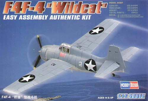 Hobby boss 80220 grumman f4f - 80220, f4f-4