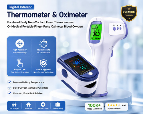 Digital thermometer infrared - thermometer,