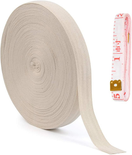 Meters 25mm cotton bias - na,