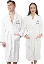 2Pcs Mr & Mrs Bathrobe Set –