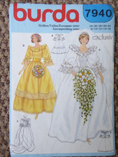 Burda WEDDING DRESS  sewing Pattern (c)