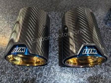 2 x Bmw Exhaust Tip Carbon