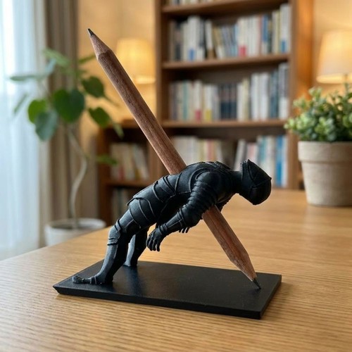1pc creative pen stand knight - creative,
