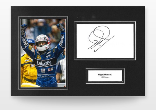 Nigel mansell hand signed - nigel, hand-signed
