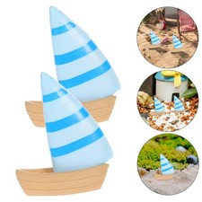  10 Pcs Desktop Sailboat