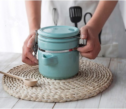 Airtight ceramic canister - airtight, in
