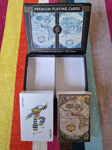 Piatnik world map playing - world,