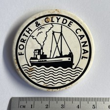 NOTE CONDITION Collectible Pin Badge Forth & Clyde Canal British Waterways