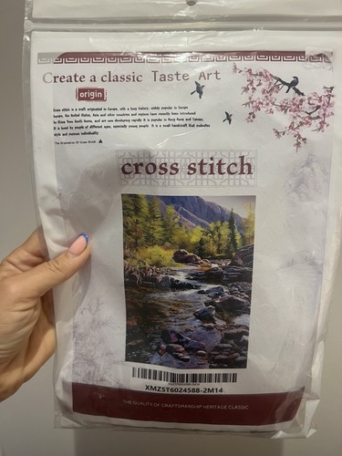 Origin cross stitch embroidery - cross,