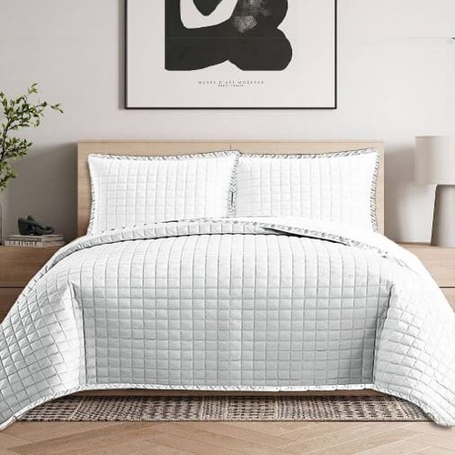 Decorative quilted bedspread - decorative,
