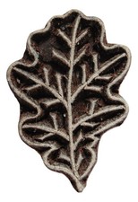Oak Leaf Floral Shaped 3.8 x