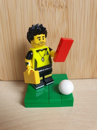 Lego football referee - football,