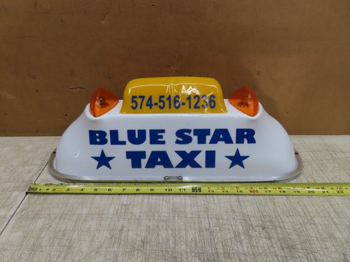 Vtg blue star taxi - vtg,