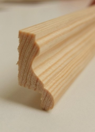 29x16mm rebated dado rail - rebated,