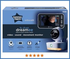 TOMMEE TIPPEE Dreamee VIDEO MOVEMENT SOUND Baby Monitor HD CAMERA & Sensor Pad