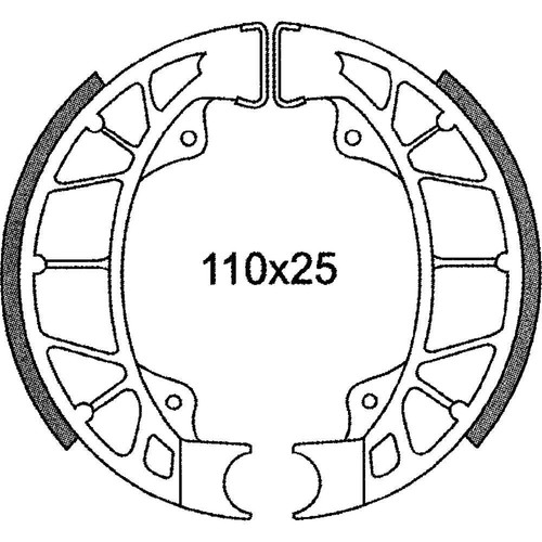 005 brake shoes - c4, bs
