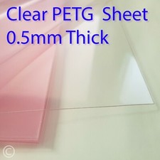 0.5mm Clear PETG sheet - for