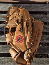Macgregor Baseball Glove Left Hand 2497c Big Mac Leather Vintage