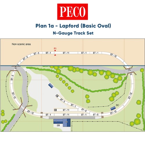 Peco plan lapford - plan, 1a: