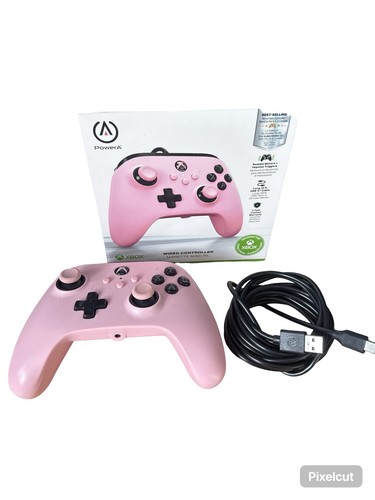 Xbox wired controller pink - xbox,