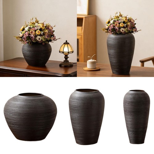 Ceramic flower vase - vase, rustic