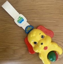 Vintage Pram Toy Dog Rattle