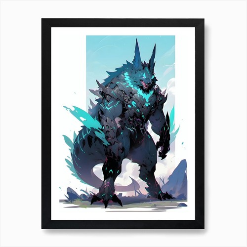 Monster concept art - art, print