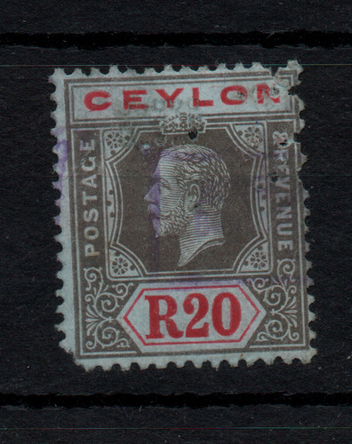 Ceylon kgv 20r black - kgv, red