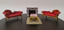 Baroque Furniture Set -3Dprinted in 1;48th scale / Dollhouse /Furniture