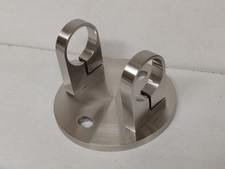 48mm side mounting steel baluster base plate face fix post bracket