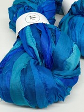 Sari silk ribbon, ribbon yarn