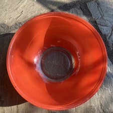Vintage 50s/60s Pyrex Spray ware Mixing Bowls Red 4 pt 