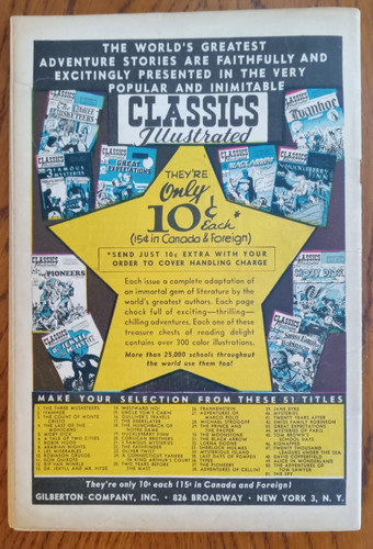 Classics illustrated 50 - illustrated,