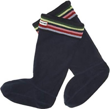 Hunter Girls Navy Multicolor Striped Cuff Welly Boot Socks Size XS 11-13 L73023