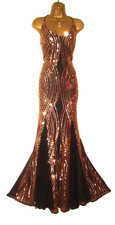 Goddiva Black Gold Sequins