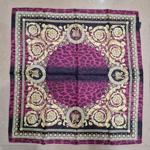 Versace barocco purple leopard - purple,