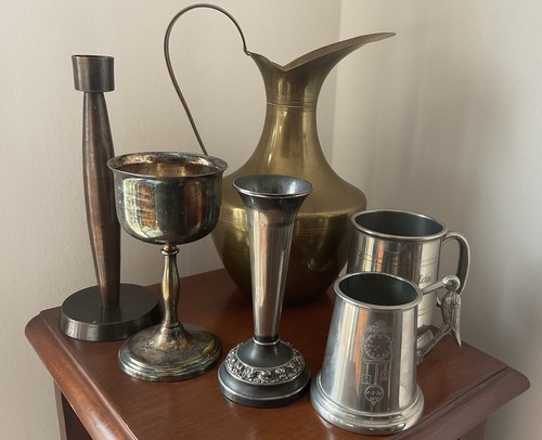 Vintage metal objects bundle - vintage,