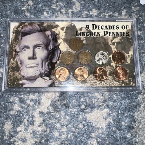 Lincoln pennies coin set - lincoln,