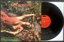 Bryan Ferry Roxy Music Stranded Authentic Hand Signed Vinyl Record Album LP