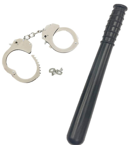 Police fancy dress set - police, metal