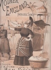 BEN FIELDING Crimea War Mother England Victorian Sheet Music Hall Theatre