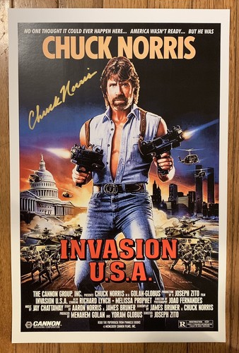 Chuck norris signed - chuck, invasion