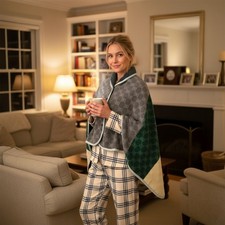 Wearable Blanket Cloak Blanket Lazy Blanket Warm Poncho Super Soft Warm Blanket 