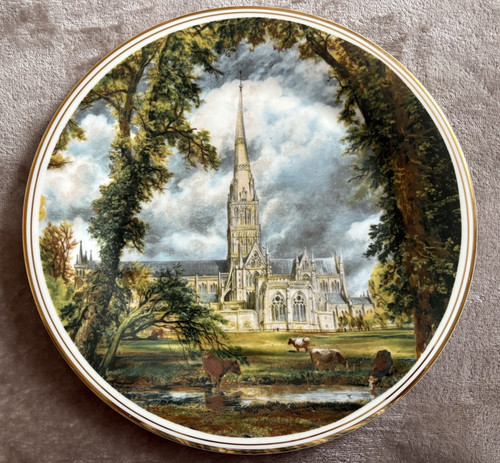Vintage salisbury cathedral - vintage, by