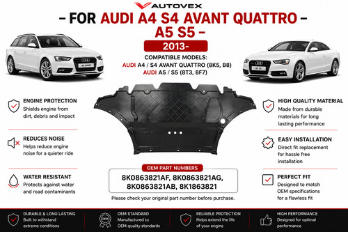 Under engine cover - engine, undertray