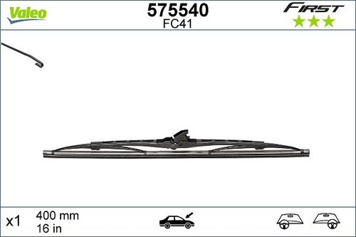 Valeo front rear wiper - rear,