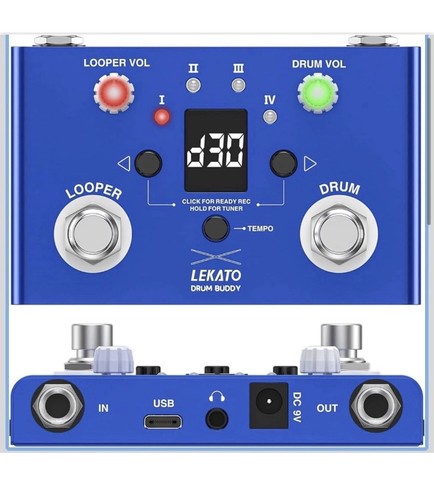 Lekato drum looper pedal - lekato, with