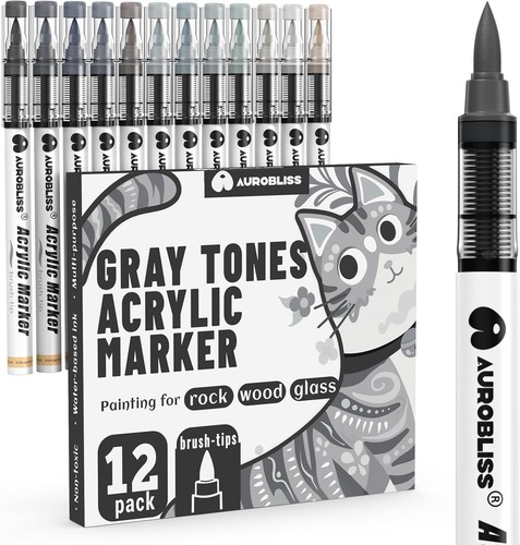 Dark light grey marker - dark,