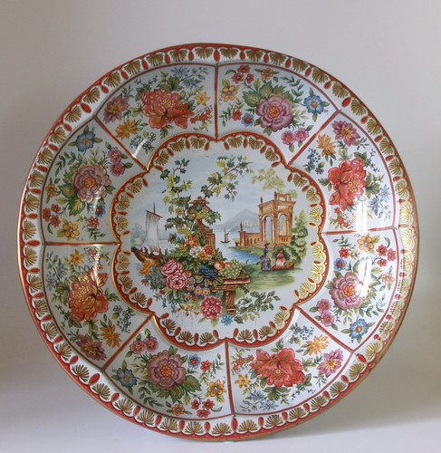 Vintage daher decorated tin - decorated,
