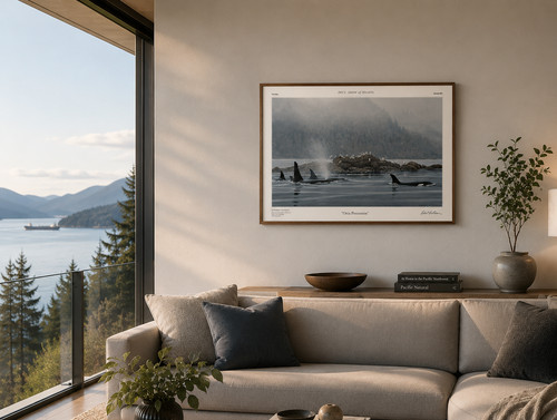 Robert bateman orca procession - robert,